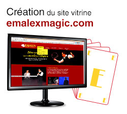 Création du site vitrine emalexmagic.com